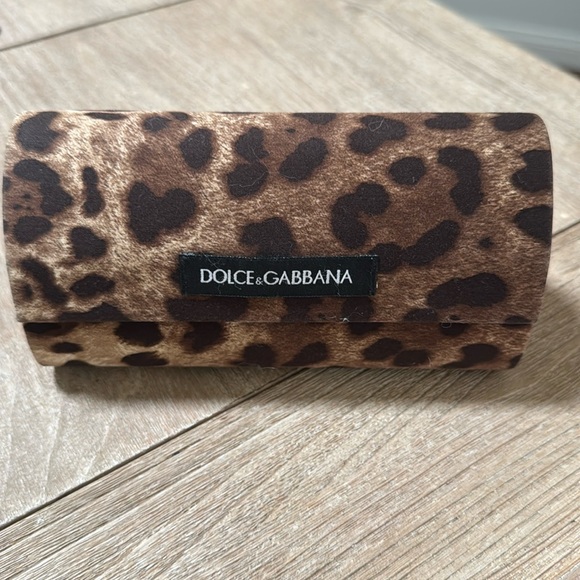 Dolce and Gabbana leopard sunglass case main image 5